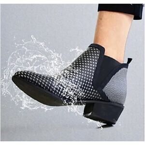 Betabrand Tennis Western Waterproof Chelsea Short Ankle Rain Boots womens 8